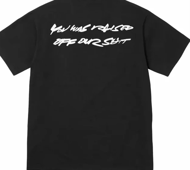 24SS White Box M Black S Tee L XL Futura Logo and 0903